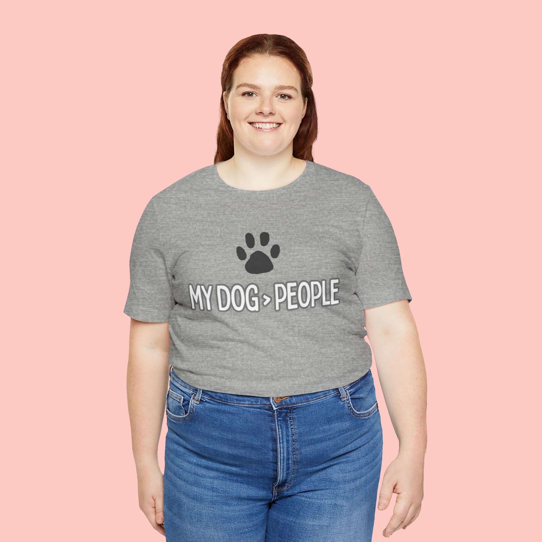 My Dog People T-Shirt — Dog Paw Graphic Tee for Dog Lovers