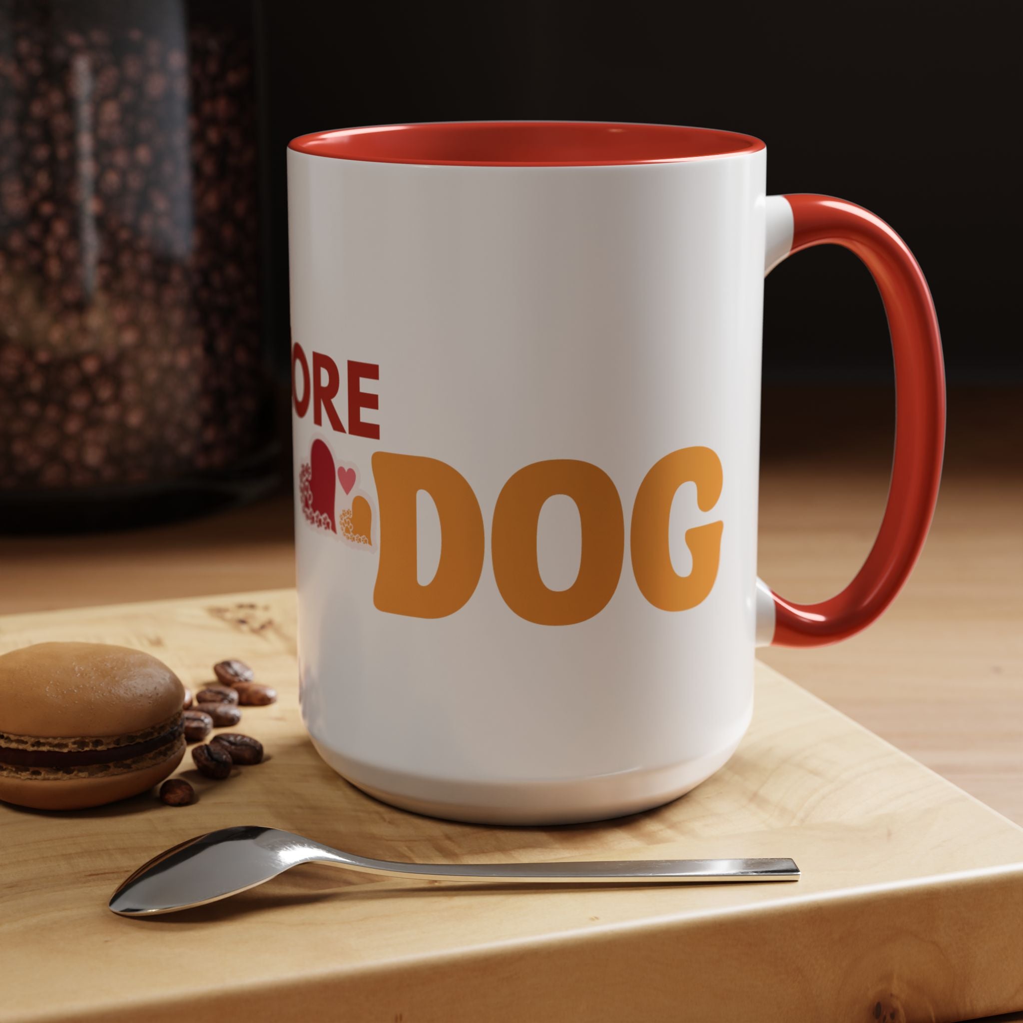One More Dog Coffee Mug — Cute Dog Lover Accent Mug (11/15oz)