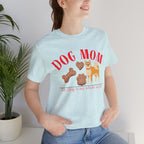Dog Mom T-Shirt — Cute Shiba & Treats “My Dog Is My Whole World” Tee