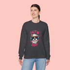 Cute Dog Sweatshirt — Cool Pup with Headphones Graphic Crewneck