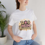 Dog Mom T-Shirt – "Loving My Dog Life" Cute Paw Print Tee for Pet Moms