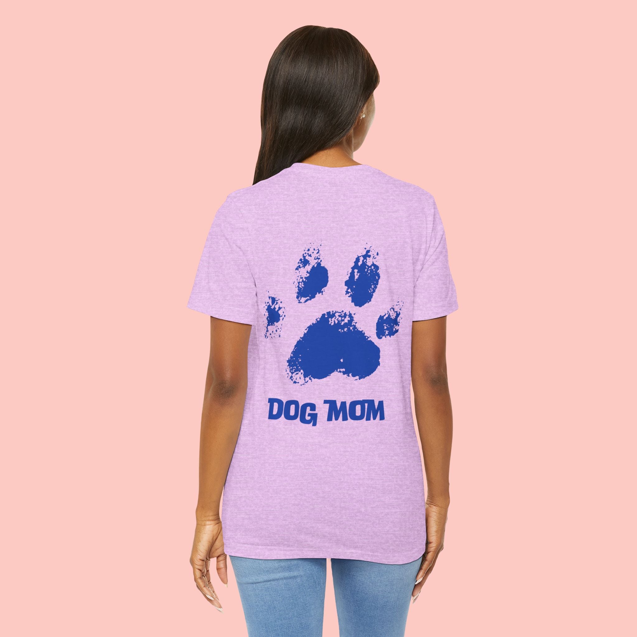 Dog Mom Paw Print T-Shirt