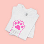Blessed Dog Mom T-Shirt — Pink Paw Graphic Tee