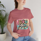 Dog Mom T-Shirt – Cute Paw Print Graphic Tee for Pet Lovers