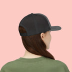 Dog Mom Trucker Cap — Rhinestone Lettering Snapback Hat