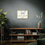 My Dog Is My Favorite Child Canvas Wall Art – Cute Dog Quote Home Decor