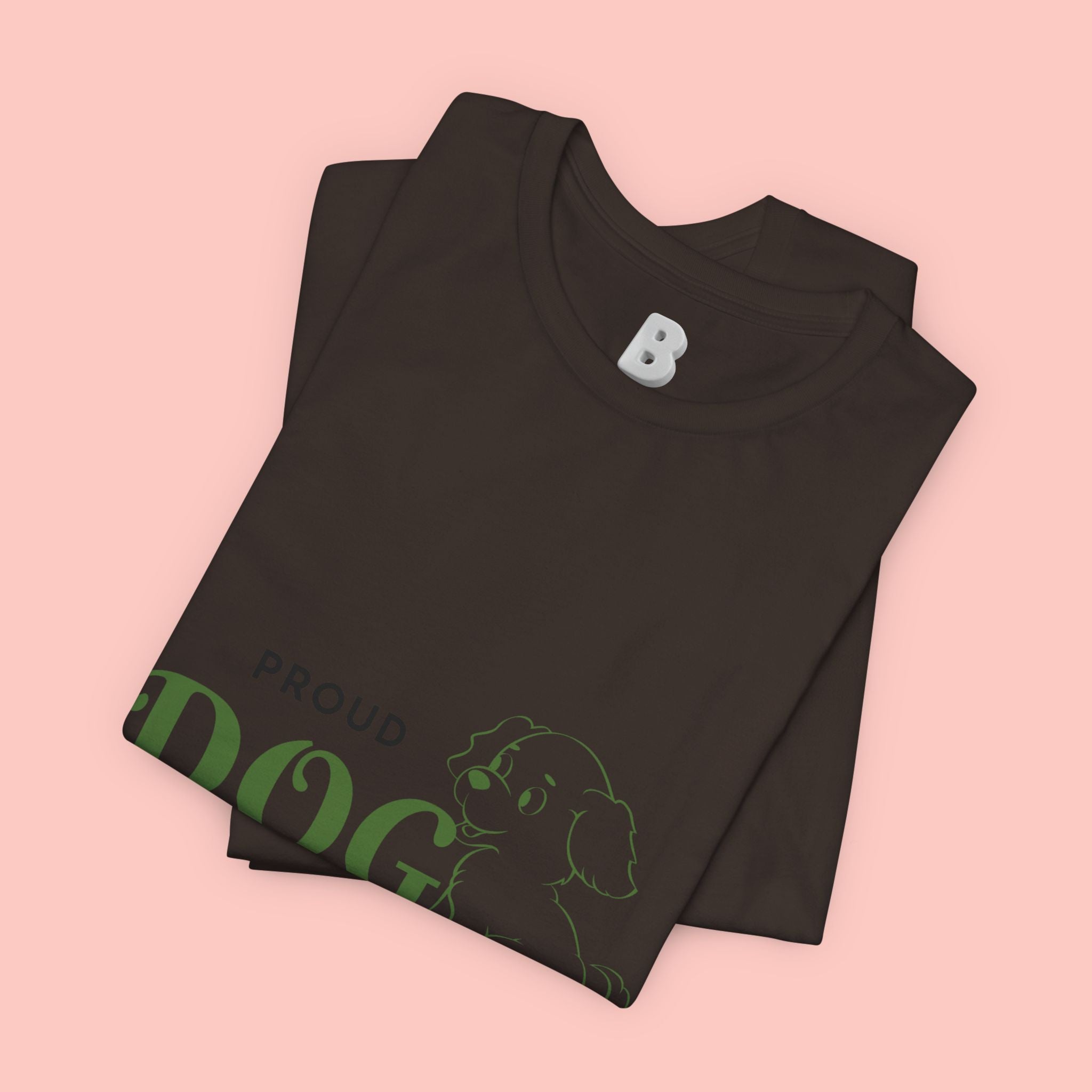 Proud Dog Mom T-Shirt – Cute Paw Print & Puppy Graphic Tee