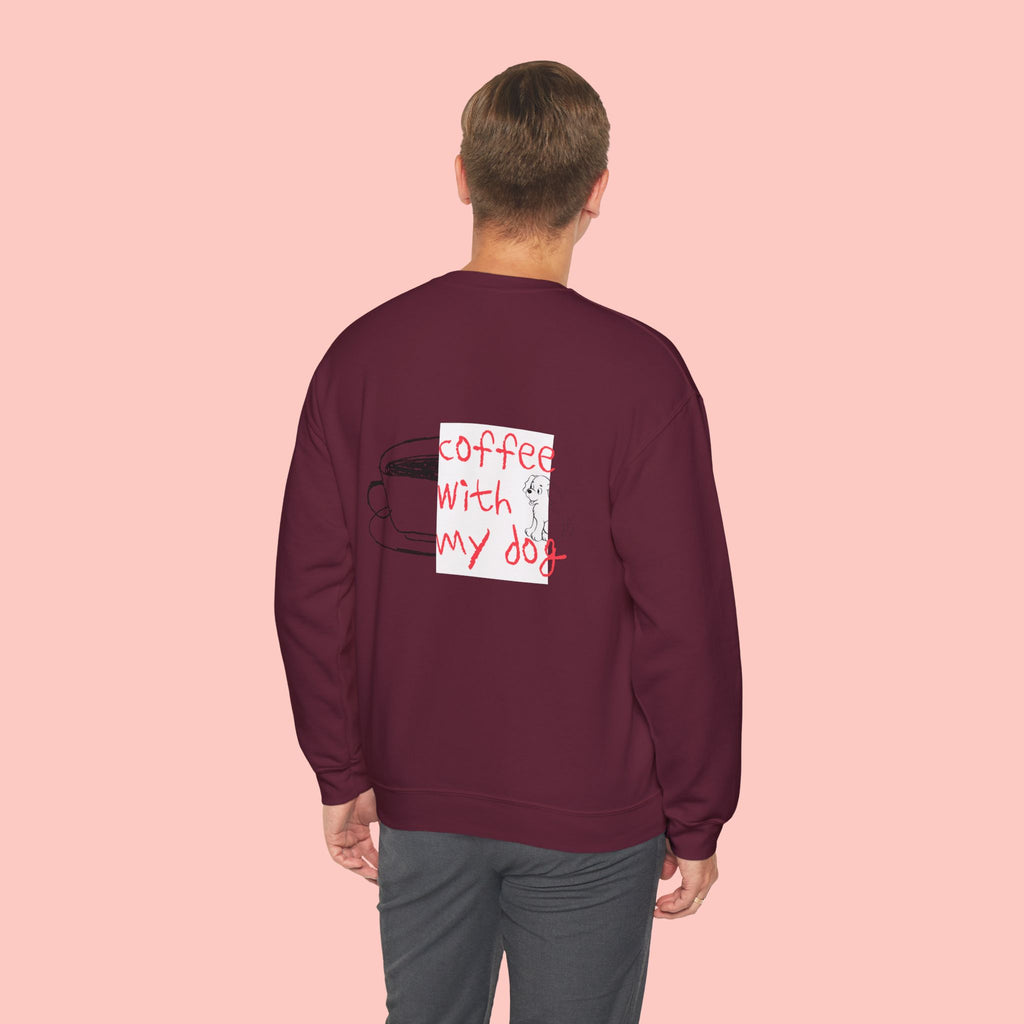 Coffee With My Dog Crewneck Sweatshirt