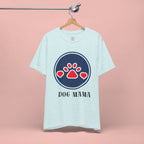 Dog Mama T-Shirt — Cute Paw & Heart Graphic Tee for Dog Lovers