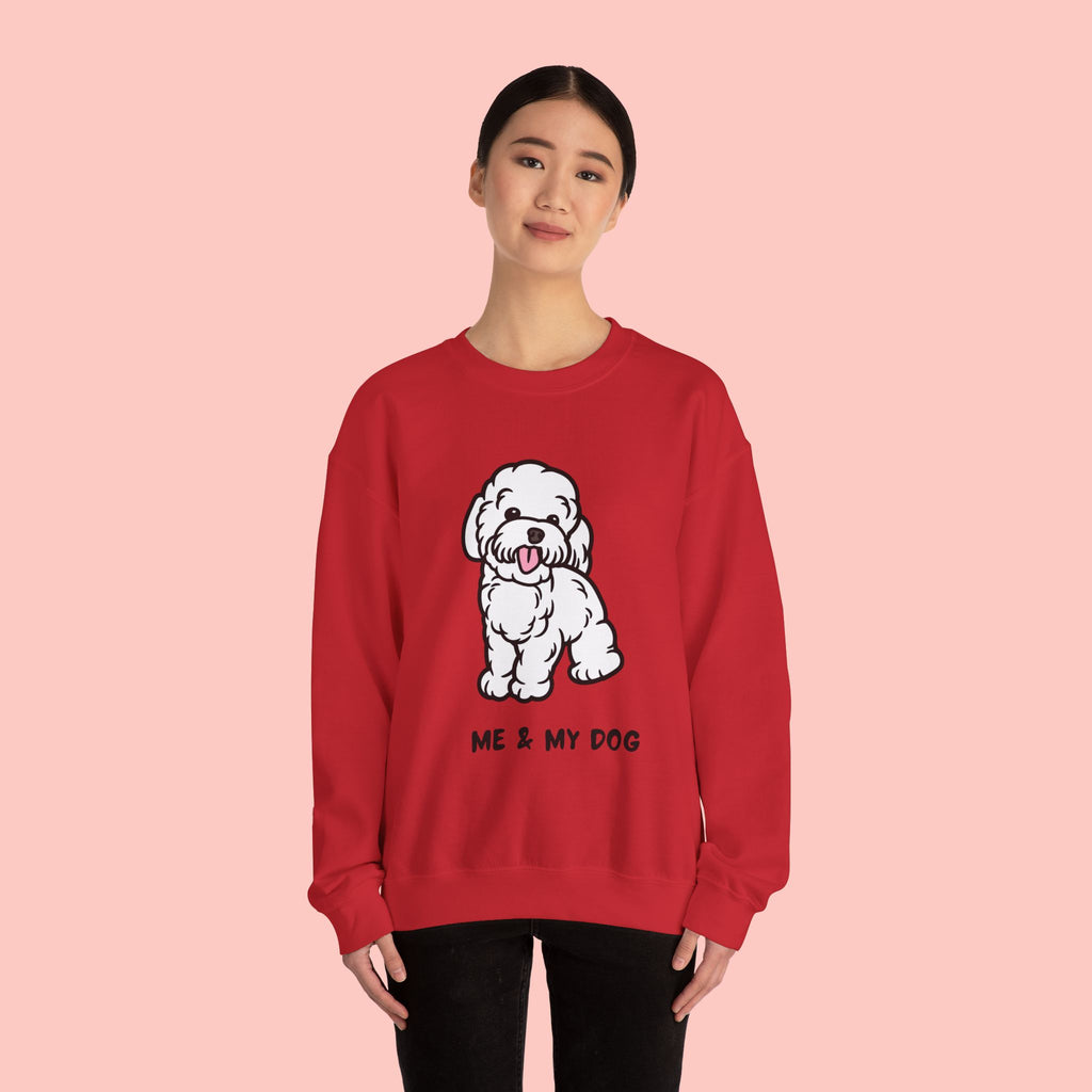 Me & My Dog Cute Doodle Crewneck Sweatshirt