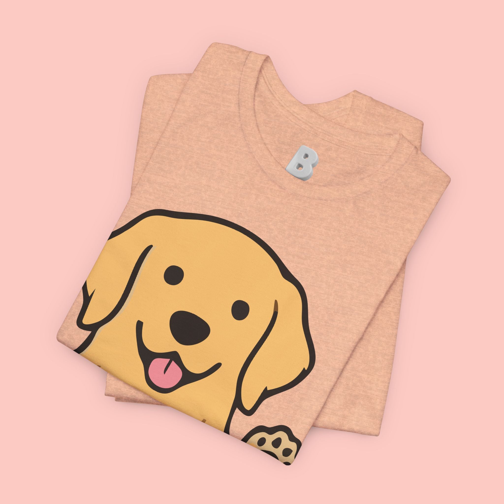 Love Your Dog Tee — Cute Golden Retriever Graphic T-Shirt
