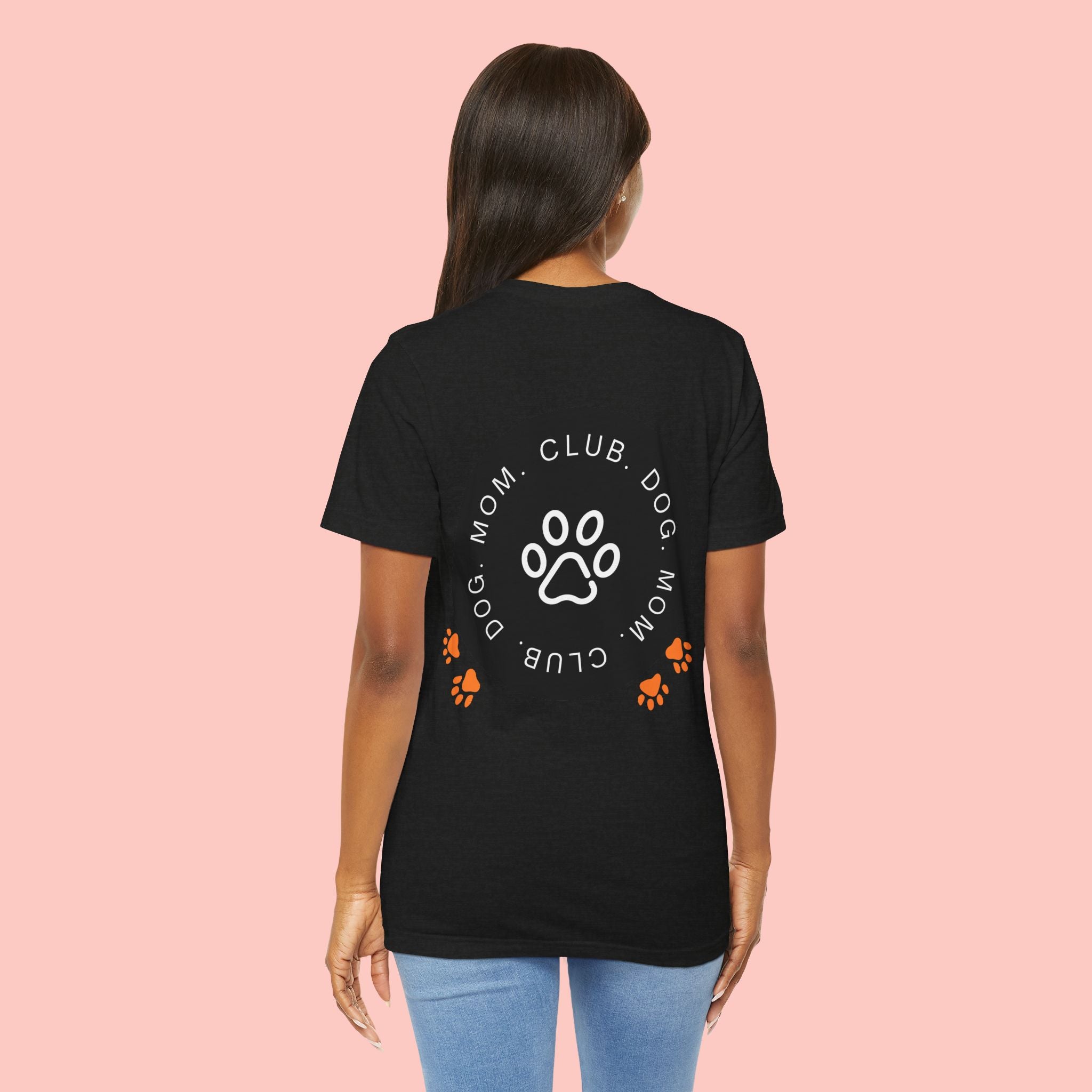 Dog Mom Club T-Shirt — Paw Print Graphic Tee for Pet Lovers