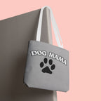 Dog Mama Paw Print Tote Bag – Cute Pet Lover Gift