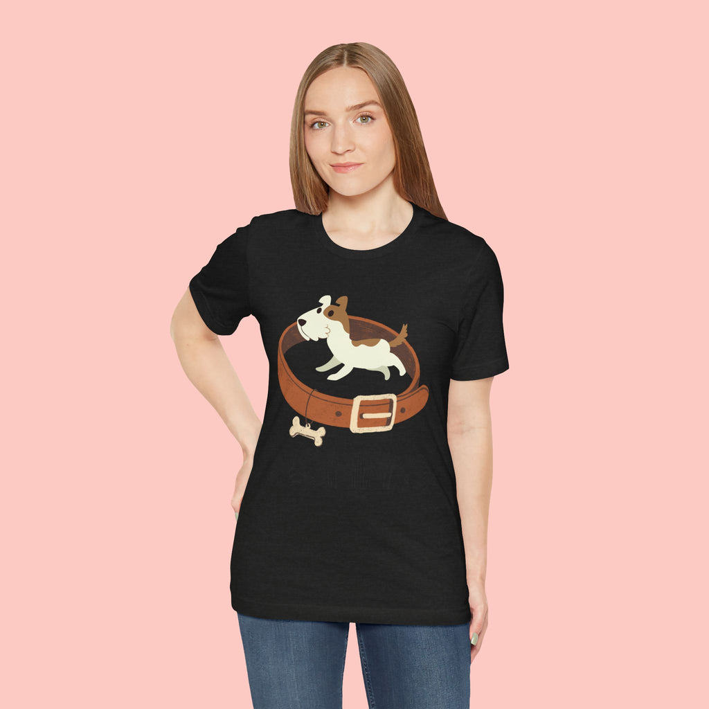 Mommy's Dog T-Shirt – Cute Puppy & Collar Graphic Tee for Dog Moms