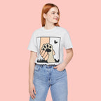 Dog Mom T-Shirt — "Love Your Dog Like a Mom" Paw Print Graphic