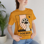 Dog Mom T-Shirt — "Love Your Dog Like a Mom" Paw Print Graphic