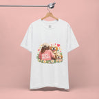 Dog Mom T-Shirt — Cute Floral Puppy Tee for Dog Lovers
