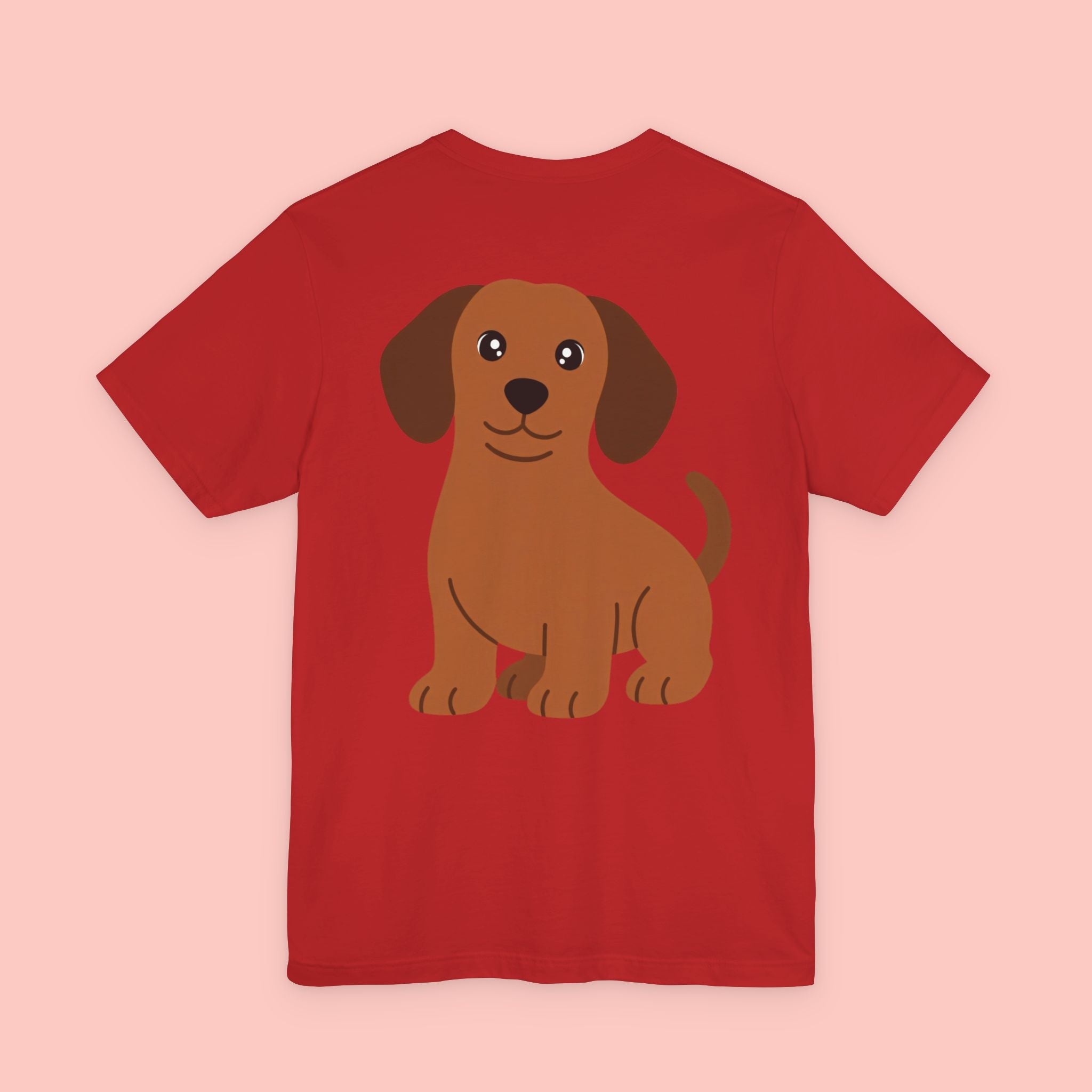 Dachshund Graphic Tee - Cute Brown Sausage Dog T-Shirt
