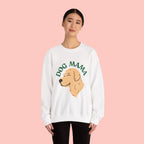Dog Mama Crewneck Sweatshirt – Cute Golden Retriever Design