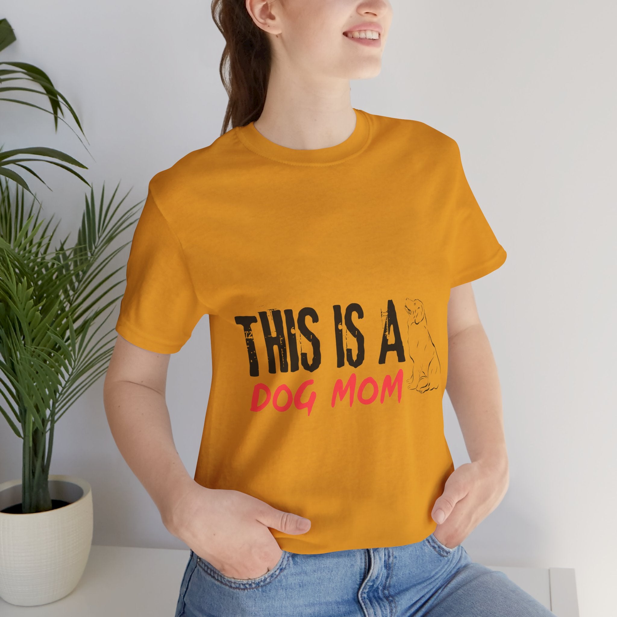 Dog Mom T-Shirt – "This Is A Dog Mom" Graphic Tee