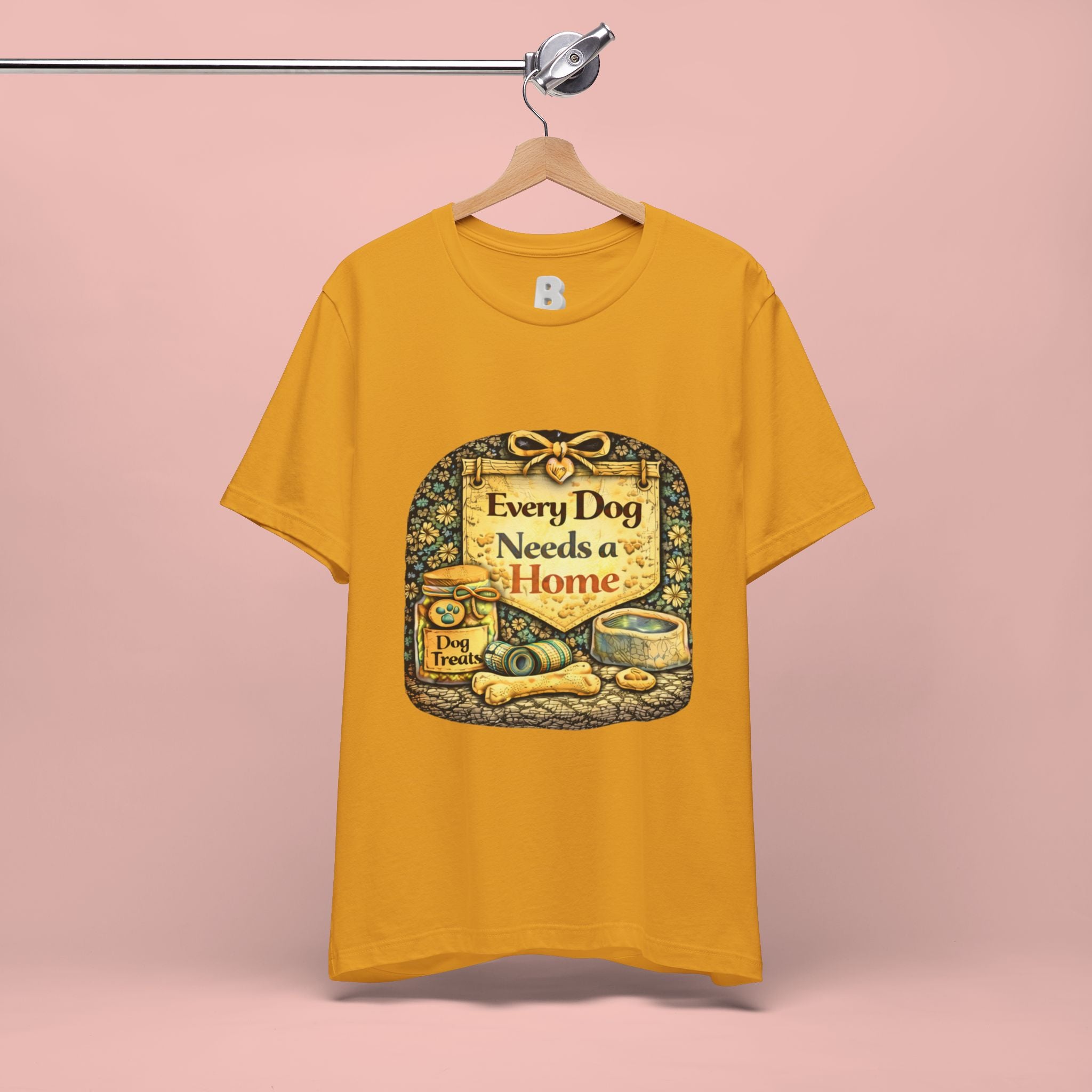 Dog Rescue Tee — "Every Dog Needs a Home" Shelter Support T-Shirt