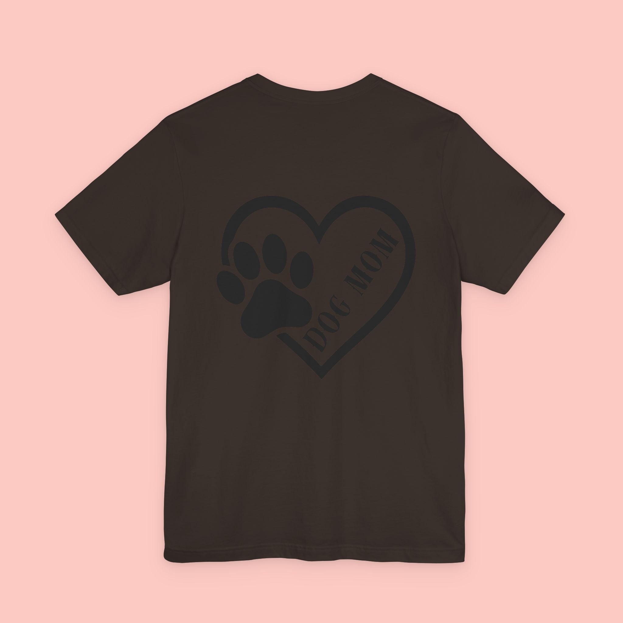 Dog Mom Heart Paw T-Shirt – Cute Pet Lover Tee