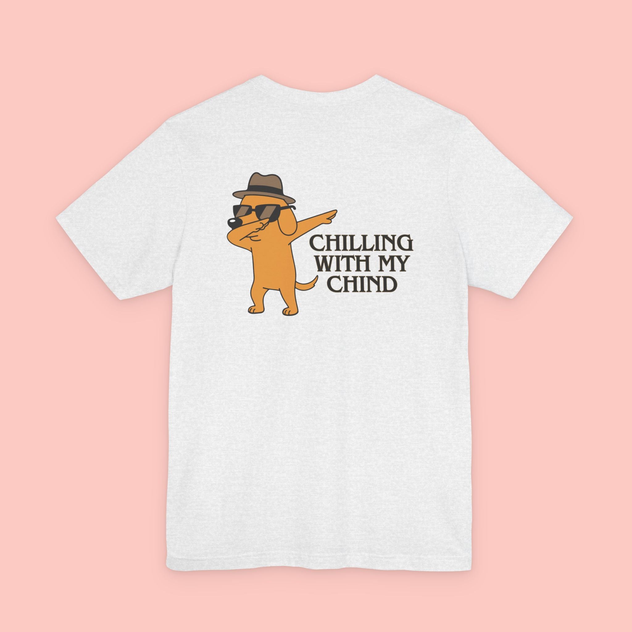 Chilling With My Chind Tee — Funny Dab Cat Graphic T-Shirt