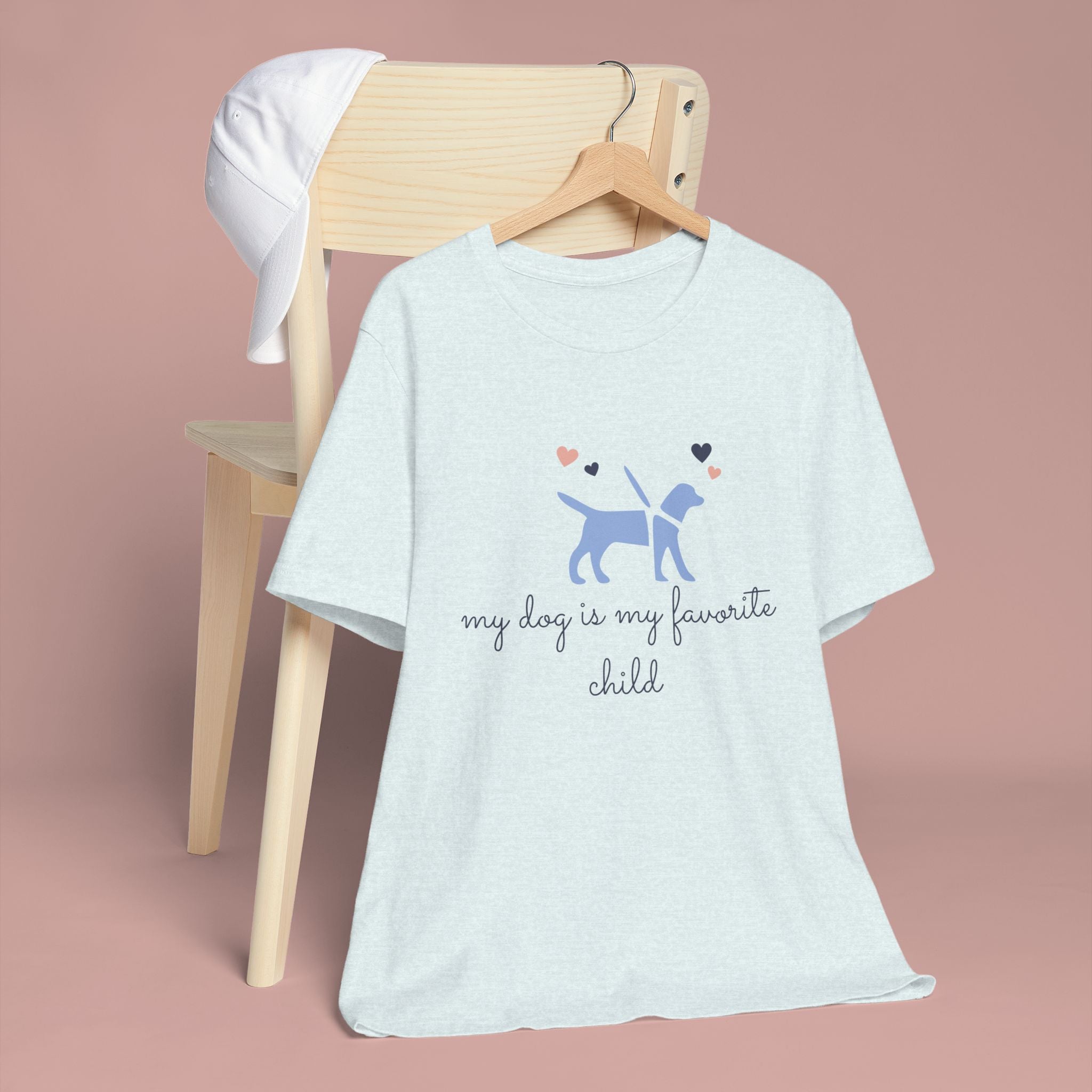 Dog Lover T‑Shirt — "My Dog Is My Favorite Child" Cute Puppy Graphic Tee