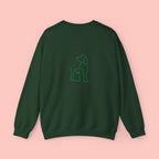 Dog Mom Crewneck Sweatshirt - "I Work Hard So My Dog Can Have A Better Life" Cozy Pet Lover Pullover