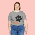 Don’t Mess With A Dog Mom T-Shirt — Paw Print Tee for Dog Lovers