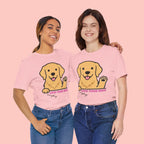 Love Your Dog Tee — Cute Golden Retriever Graphic T-Shirt
