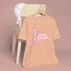 T-Shirt — "My Dog Is My Baby" Pink Dachshund Tee