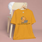 Zoom Meeting Approved Tee — Cute Puppy with Headset Laptop Graphic