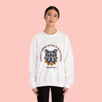 Don’t Mess With a Dog Mom Crewneck Sweatshirt – Tough Pitbull Design