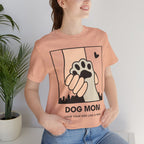 Dog Mom T-Shirt — "Love Your Dog Like a Mom" Paw Print Graphic