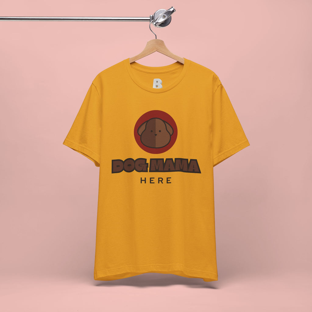 Dog Mama T-Shirt – Cute Brown Pup Graphic Tee