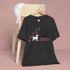 Dog Pawprint T-Shirt — "Pawprints Everywhere I Go" Cute Pet Lover Tee