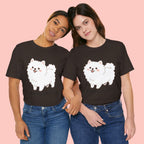 Cute Fluffy Pomeranian Tee — "Mom's Cute Child" Dog T-Shirt