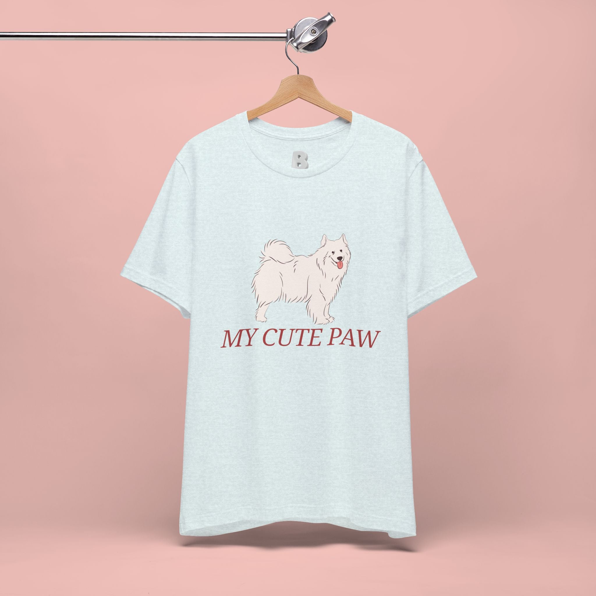 My Cute Paw Samoyed T‑Shirt — Cute Dog Graphic Tee for Pet Lovers