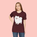 Cute Fluffy Pomeranian Tee — "Mom's Cute Child" Dog T-Shirt