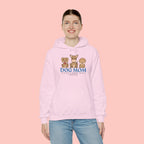 Dog Mom Hoodie — Cute Puppy Trio 'Dog Mom' Graphic Sweatshirt