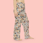 Dog Lover Pajama Pants — Paw Print & Bones All-Over-Print Women’s Sleepwear