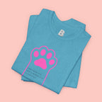 Blessed Dog Mom T-Shirt — Pink Paw Graphic Tee