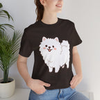 Cute Fluffy Pomeranian Tee — "Mom's Cute Child" Dog T-Shirt