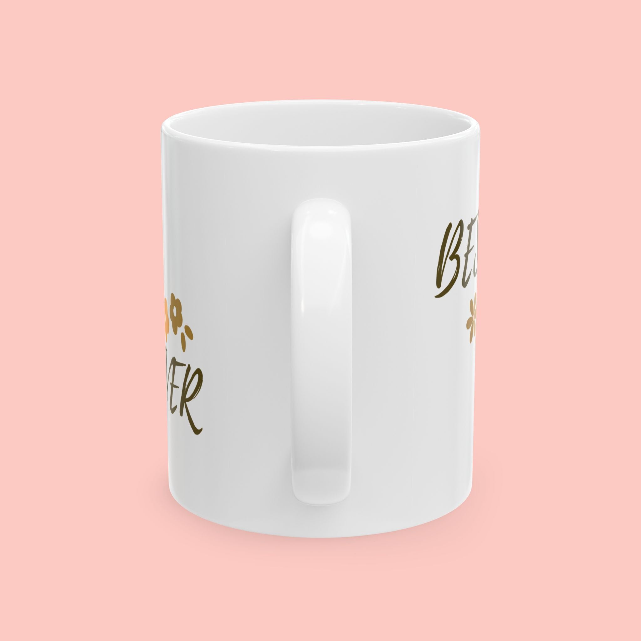 Dog Mom Ceramic Mug — 'Best Dog Mom Ever' Gold Script Coffee Cup (11oz & 15oz)