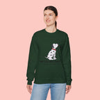 Are You Dog Mom? Cute Dalmatian Crewneck Sweatshirt for Dog Lovers