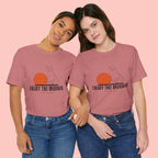 Enjoy the Morning Dog T-Shirt — Graphic Sunrise Pet Lover Tee