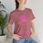 Blessed Dog Mom T-Shirt — Pink Paw Graphic Tee