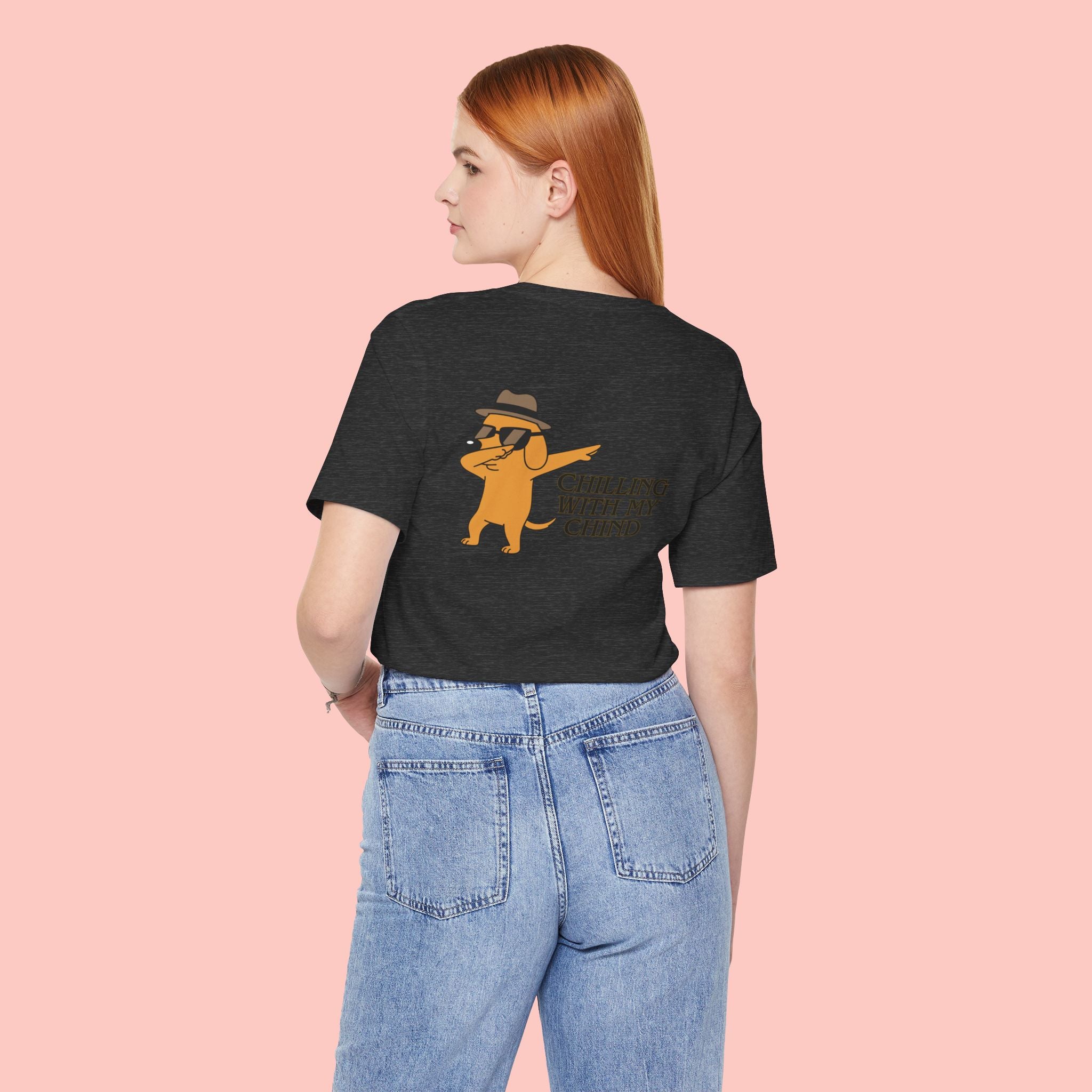 Chilling With My Chind Tee — Funny Dab Cat Graphic T-Shirt