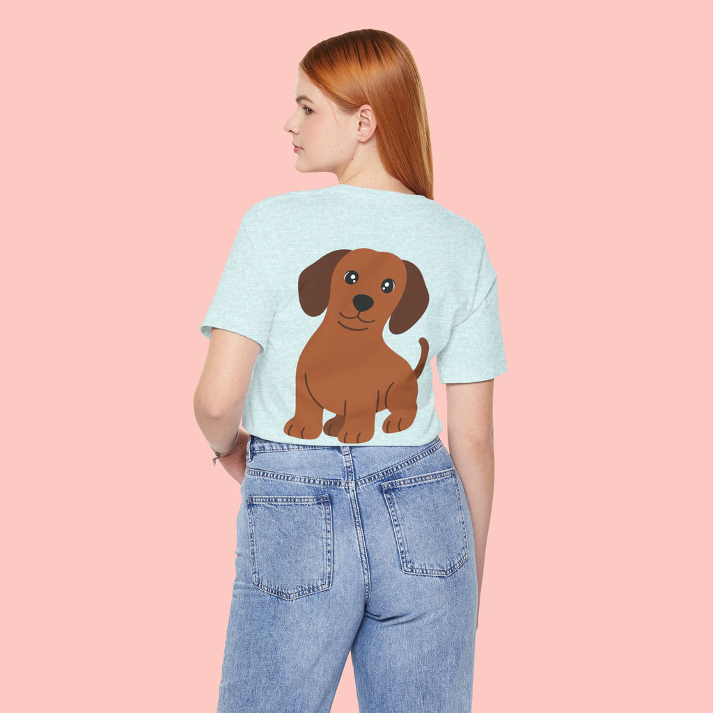 Dachshund Graphic Tee - Cute Brown Sausage Dog T-Shirt